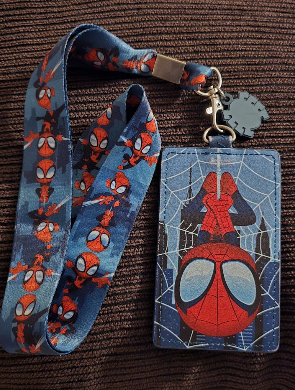 2024 SDCC Exclusive Loungefly Spiderman ID Lanyard Badge Holder